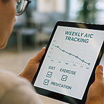 How to Hack Your Blood Sugar: The 90-Day Reset Plan to Lower A1C Naturally Without Starving reviewing data to lower A1C naturally.