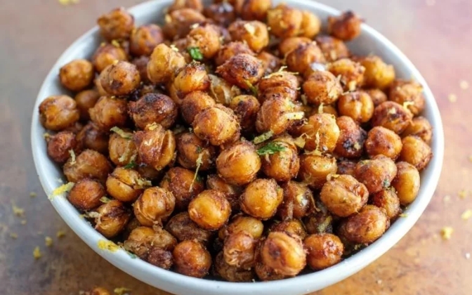 roasted crunchy chickpeas