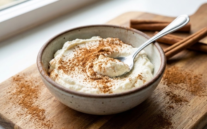 keto ricotta dessert bowl