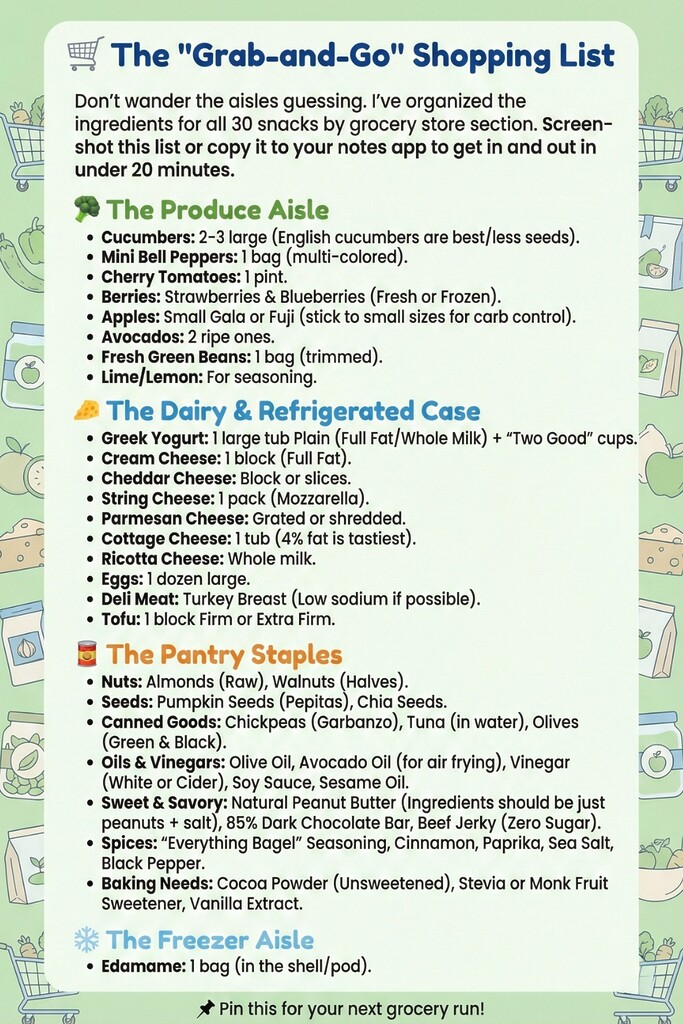 The "Grab-and-Go" Shopping List