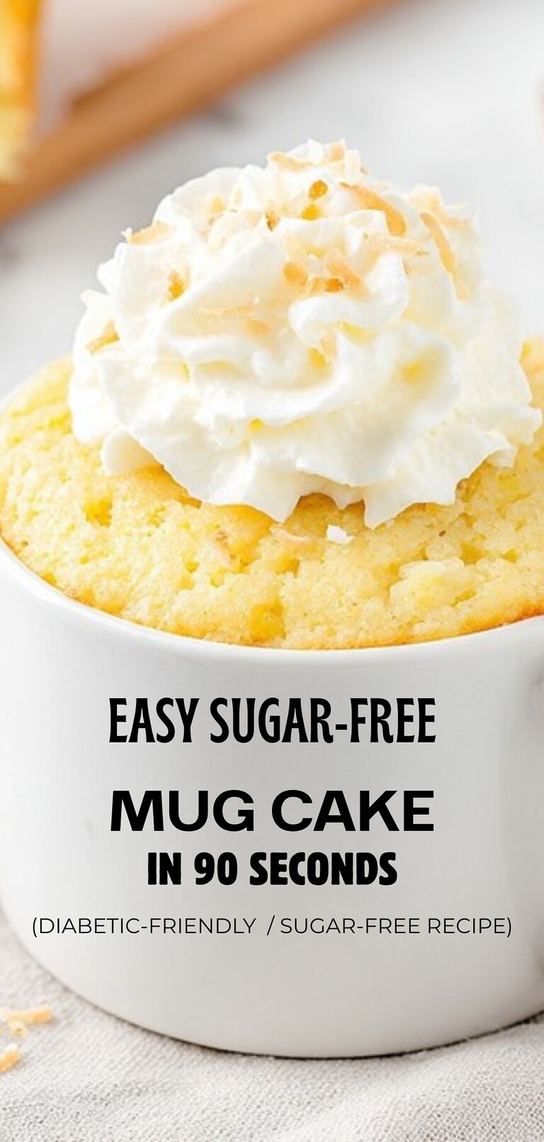 Easy 90-Second Mug Cake (A Perfect Diabetic Dessert Idea) - CosmoGlamor