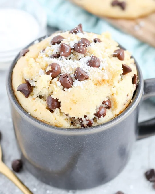 Vanilla-Almond Chocolate Chip Mug Cake Recipe
