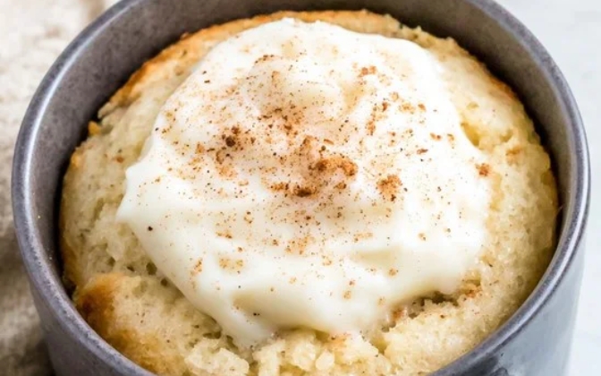 Spiced Cardamom-Cinnamon Mug Cake