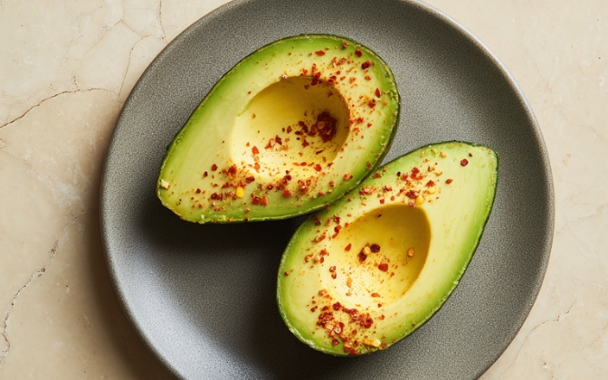 Avocado Half with Chili-Lime
