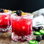 Spicy Blackberry Keto Margarita (Fresh & Zesty)